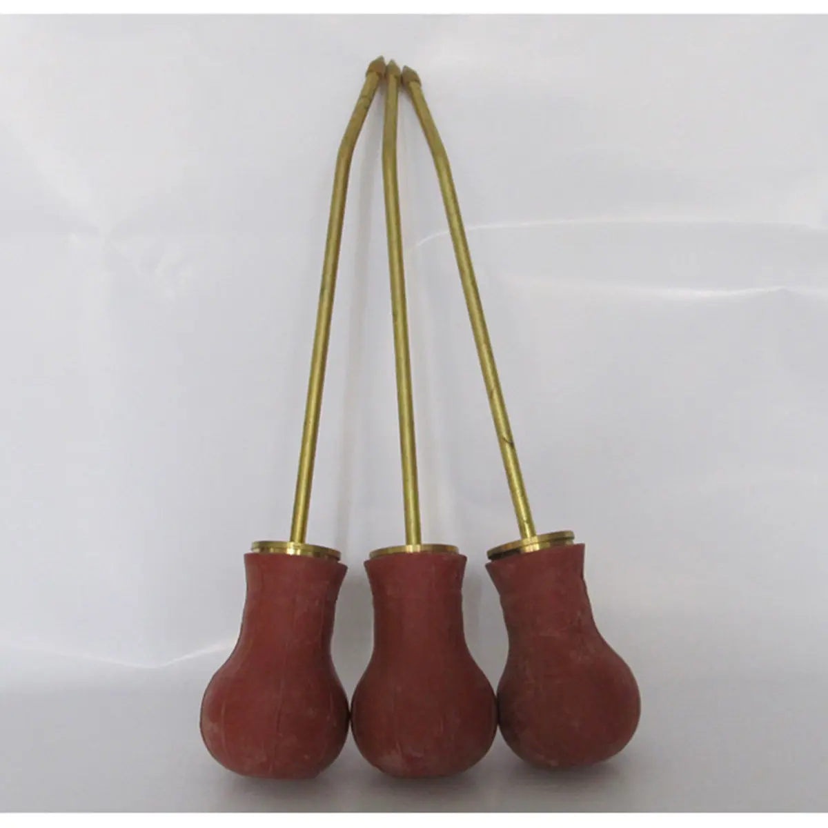 Bulb Duster Copper Lance Pest Control Powder Sprayer for Ants Bugs Easy Fill Translucent Bulb Powder Duster