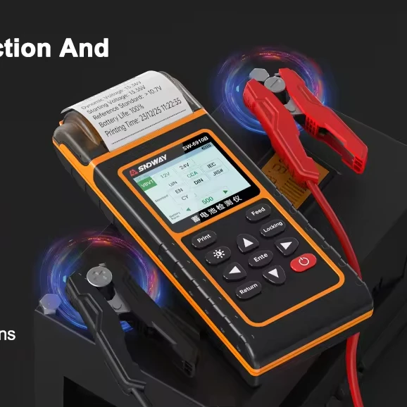 Sndway Lithium Battery Internal Resistance Meter Tester Dry Battery Car Testing 12v/24v Battery Detector SW6910B