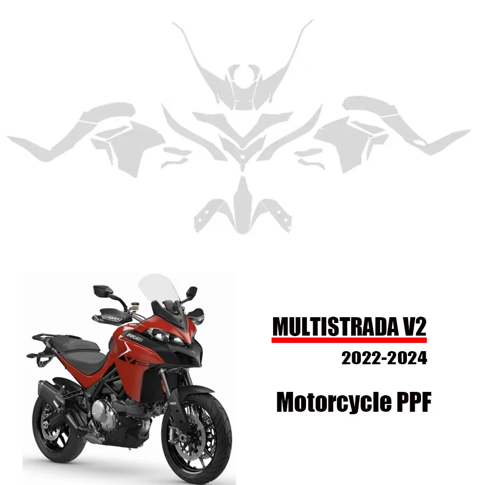 

PPF For Ducati MULTISTRADA V2 TPU Motorcycle Body Protection Scratch Resistant Film Multistrada V2 S Paint Protection Film