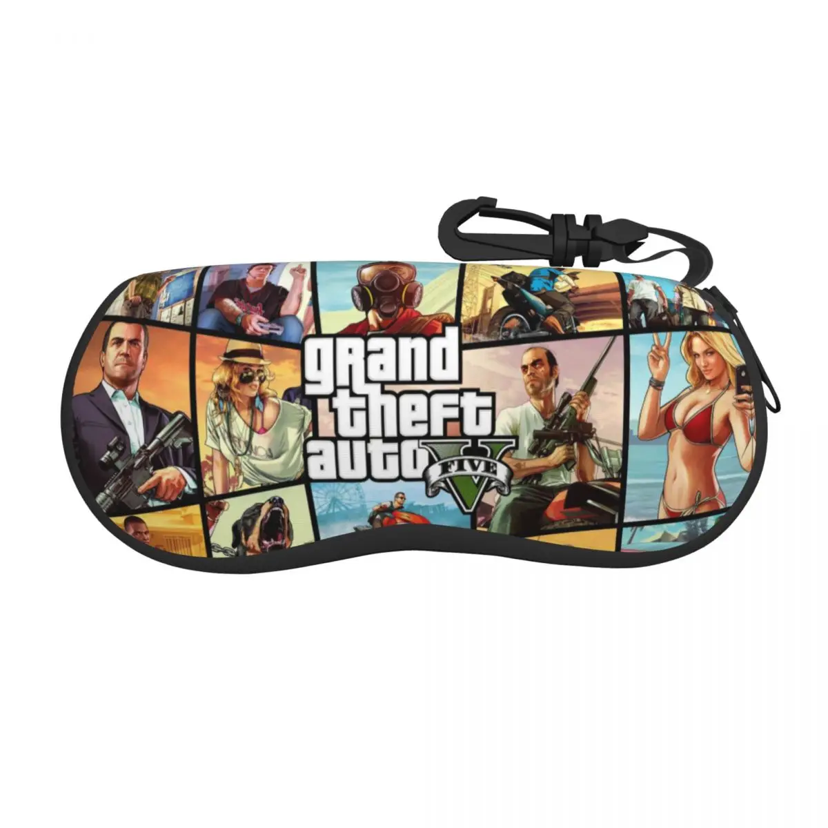 GTA 5 Video Game Eyeglass Glasses Case Women Men Soft Grand Theft Auto Sunglasses Protective Bag