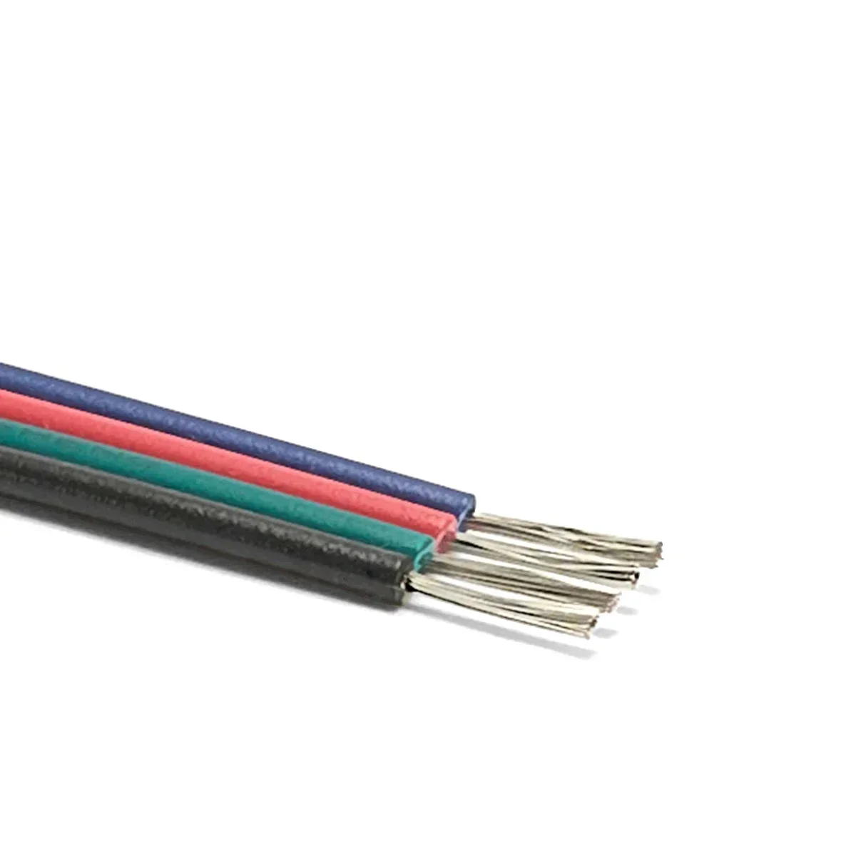 4PIN 12V LED Cable 22AWG 20AWG 18AWG PVC Tinned Copper Flexible LED Extension Wire For RGB LED Strip Light SMD JST Connector