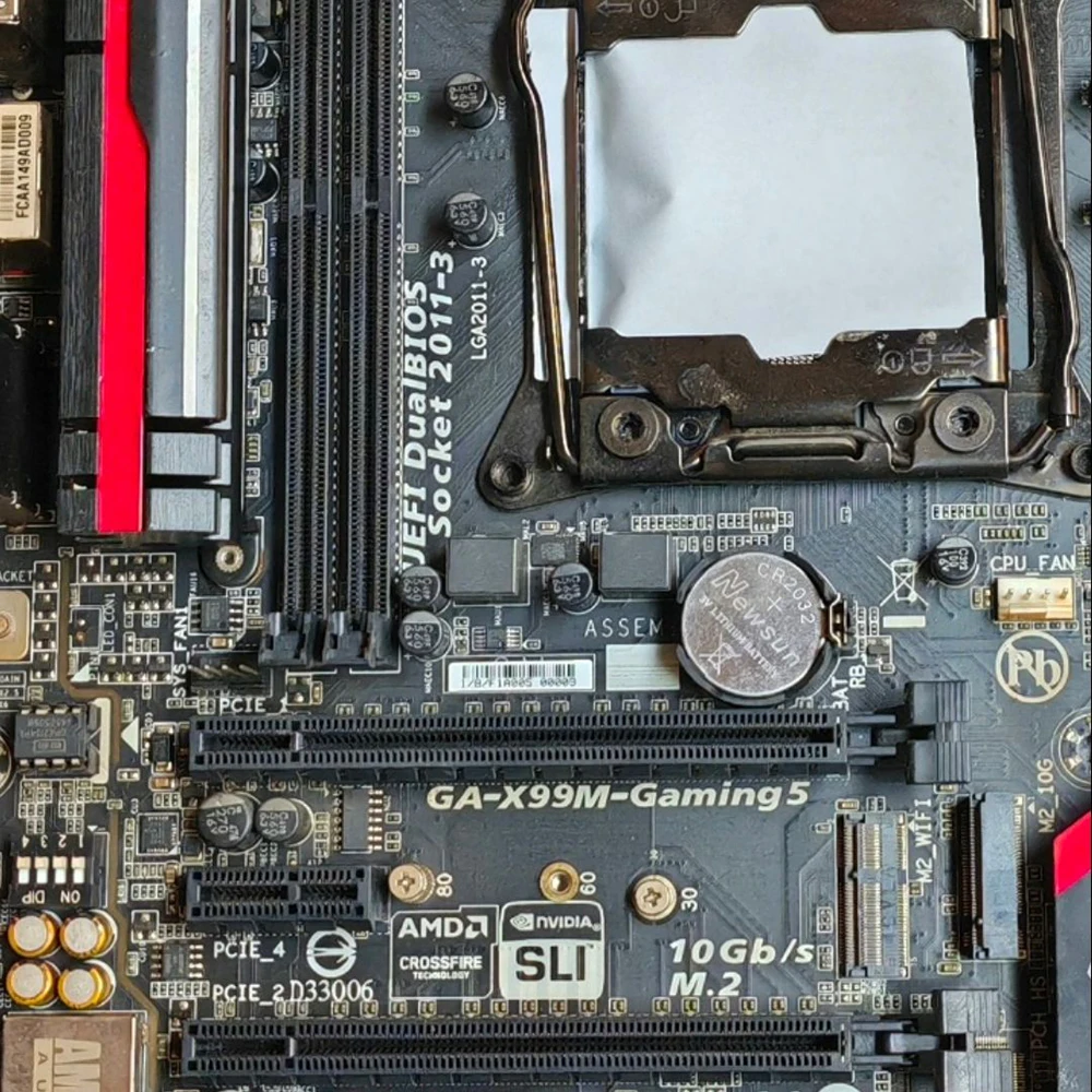 X99 ATX Motherboard LGA2011-3 Core i7 Processors DDR4 64GB GA-X99M-Gaming 5