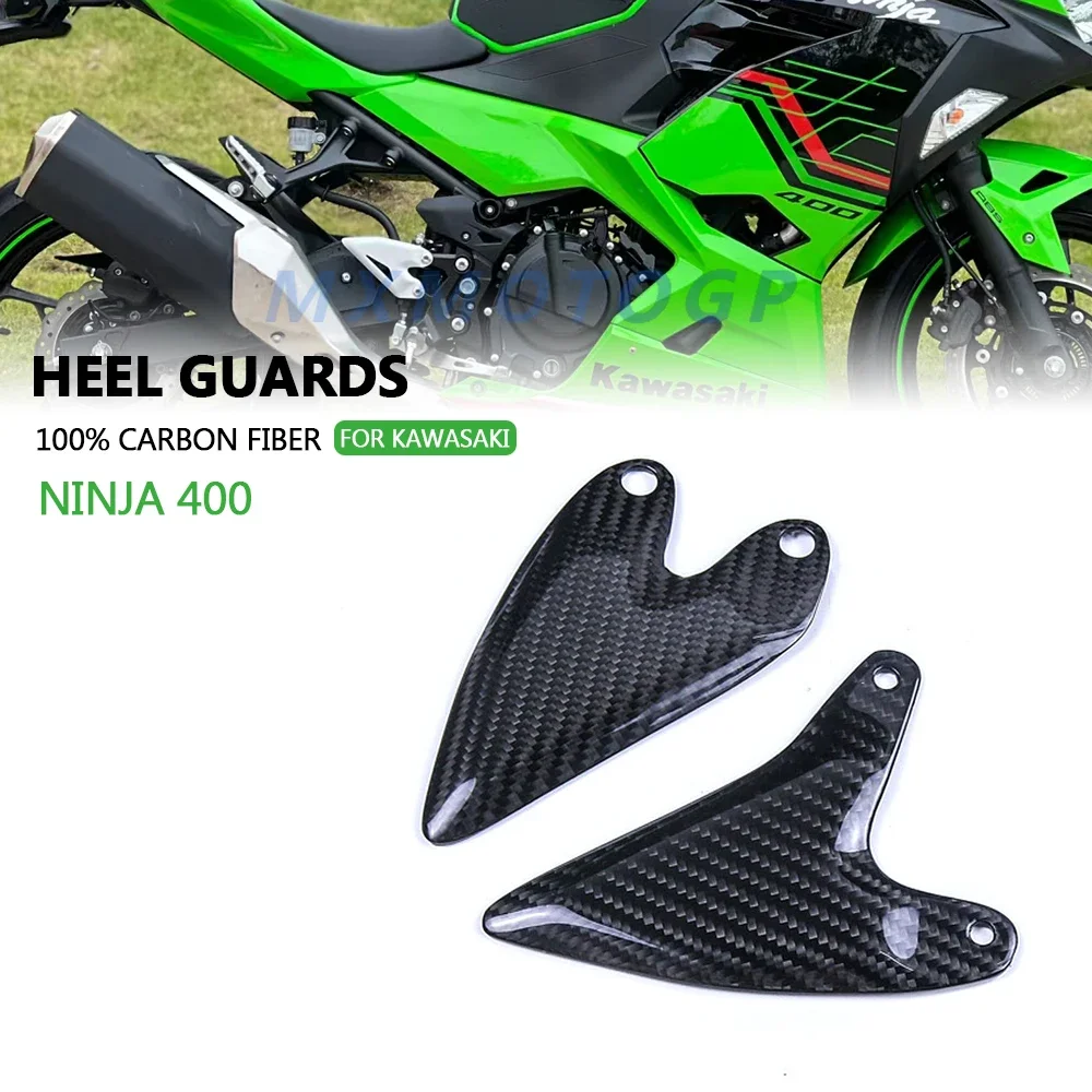 para-kawasaki-ninja-400-2018-2019-2020-2023-100-protectores-de-talon-de-fibra-de-carbono-carenados-accesorios-de-motocicleta