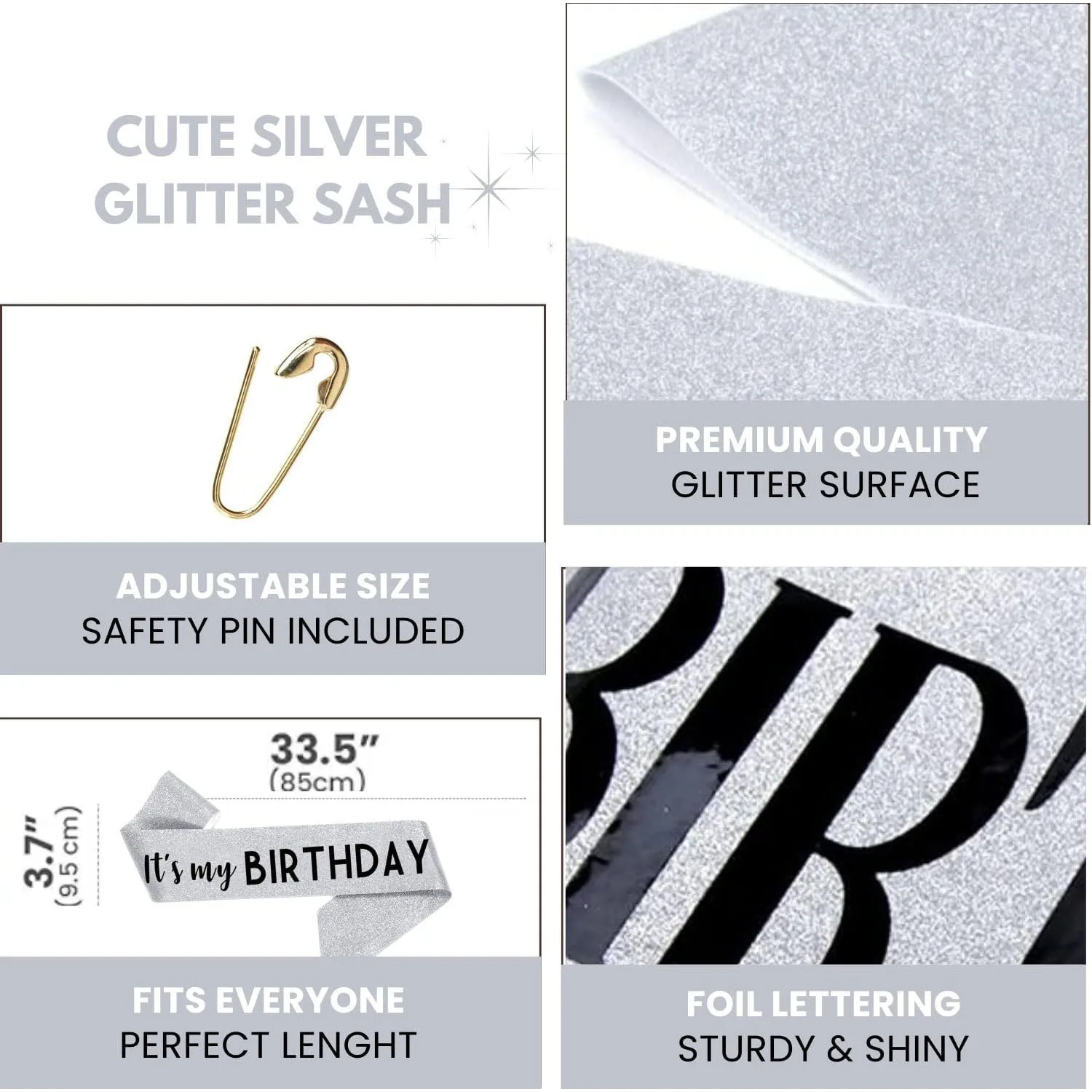 Rose Gold Foil Birthday Sash