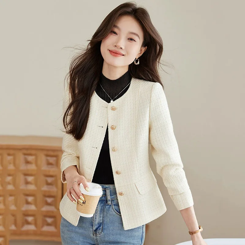 Spring Autumn Fashion Lady Outerwear Casual Wild  Long Sleeve Ladies Coat  Overcoa Korean High Quality Women's Short Jacket 2026