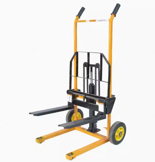 

200Kg Load-Bearing Forklift Portable Manual Handling Stacker Light And Small Household Lift Truck Folding Flat Tiger Cart