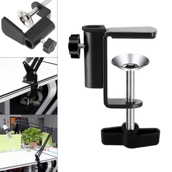 Universal Bracket Clamp Accessories DIY Fixed Metal Clip Fittings Screw Camera Holder for Broadcast Microphone Desk Lamp Clamp
