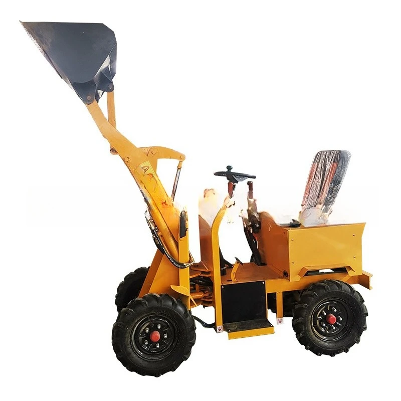 

Small electric loader four-wheel drive diesel forklift wood grabber grass grabber agricultural construction site new energy