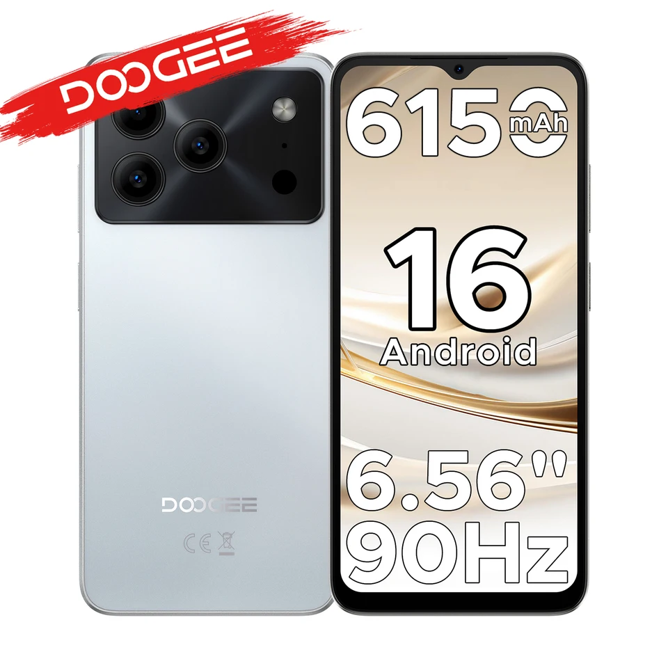 DOOGEE Note 56 Latest Android 16 Smartphone 6.56