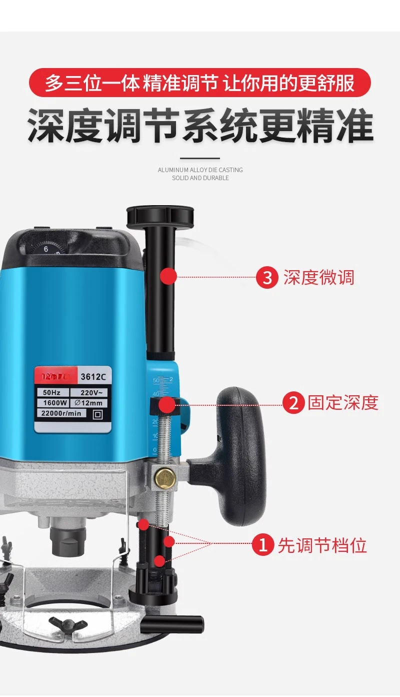 Bakelite milling and engraving machine, woodworking slotting machine, multi-functional trimming big gong machine