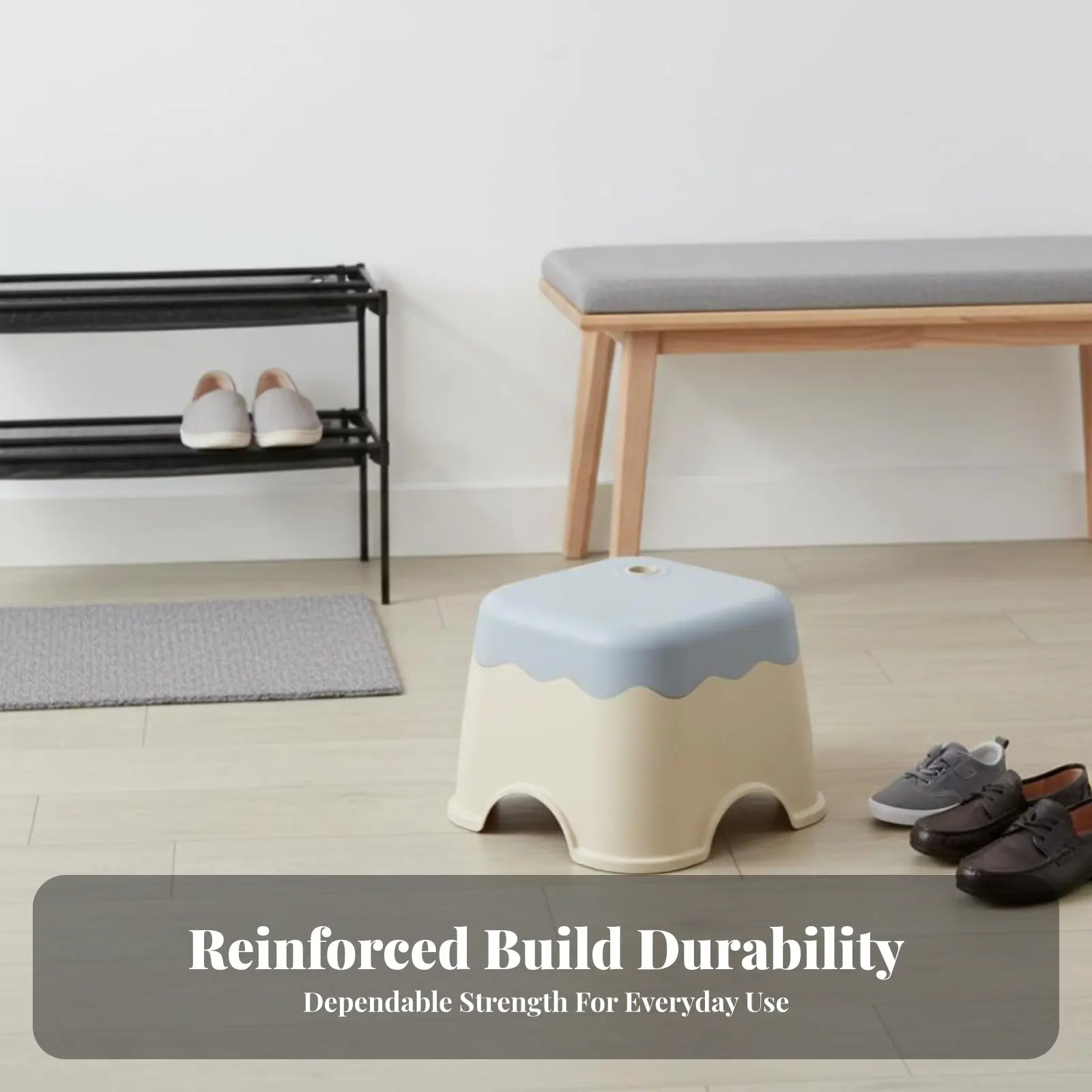 

Stackable Utility Stool Thickened Construction Household Furniture adaptable Lightweight for Seniors, Entryway, Living Room