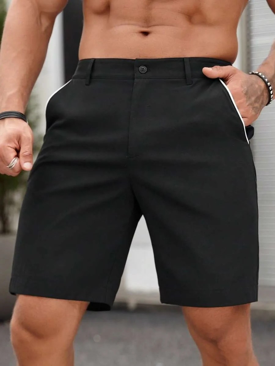 Shorts Chino Slim - Men Fashion Slim Fit Chino Shorts