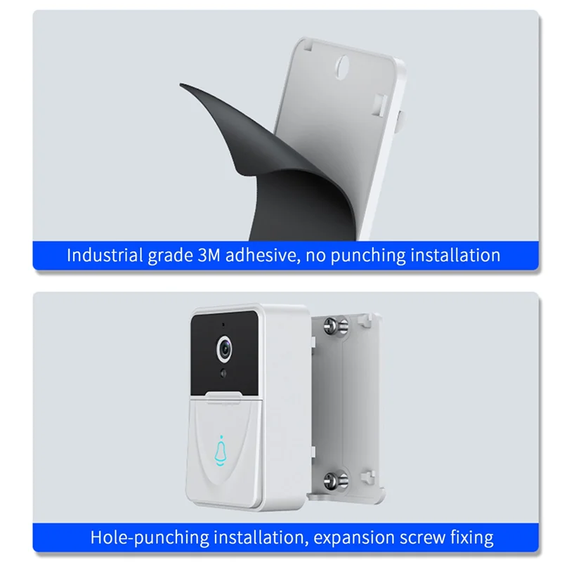 Video Doorbell Smart Doorbell Wifi Wireless Chime Bell Home Security Alarm Night Vision Remote Monitoring Camera