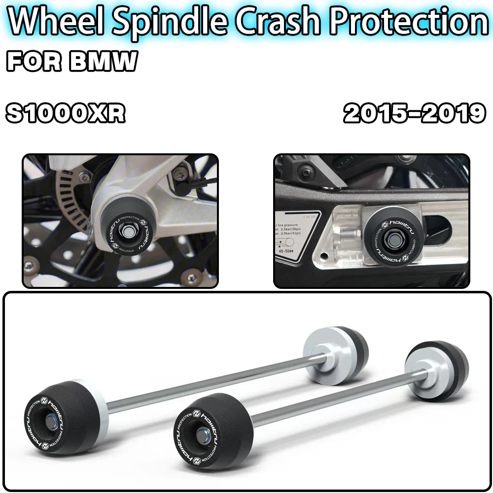 

For BMW S1000XR Sport SE 2015 2016 2017 2018 2019 Motorcycle accessories Front Rear Wheel Spindle Crash landing Protector