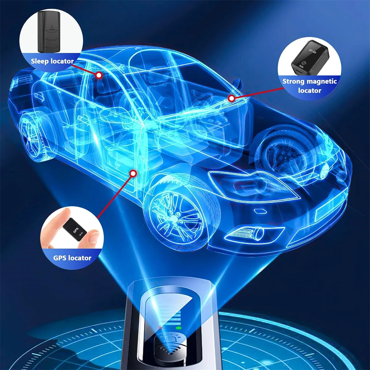 Camera Detector, Rf Wireless Signal Scanner, Camera Detector For Security Protection, GPS Tracking Detector & Siren