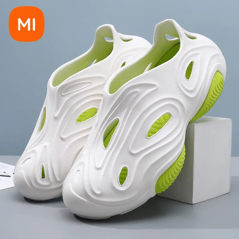 Xiaomi Mijia Men Sandals Light EVA Men's Casual Shoes Hole Shoes Clogs Lovers Home Garden Outdoor Male Beach Flat Slippers