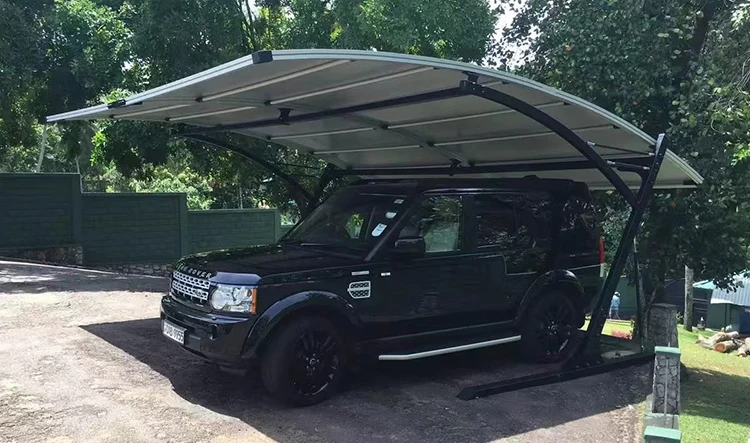 Single/double Cars Metal Carport Polycarbonate Sun Shade Home/commercial Aluminum Car Garage Shed PVDF Carports For Parking Cars