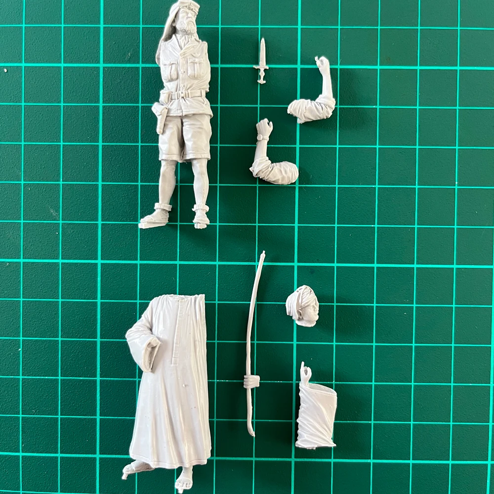 GK-レジンフィギュアモデル,2人用キット,軍事テーマ,組み立てられていない,塗装されていない,1:35