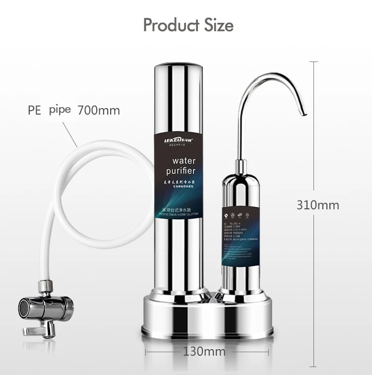 Faucet Water Purifier,Ceramic Filter Purifier,Brushable Water Purifier