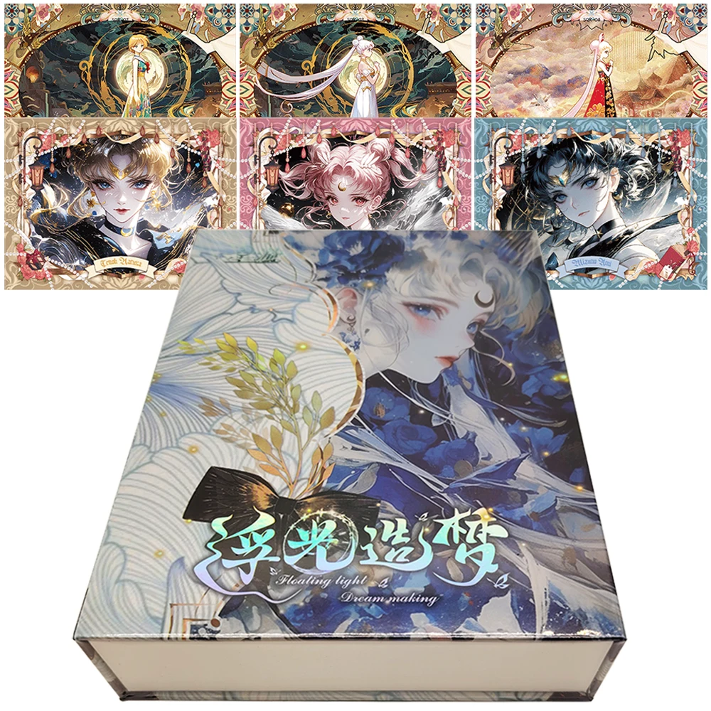

Sailor Moon Creative Peripheral Christmas Fun Party Gift Exquisite Craftsmanship Anime Character Card Toy Kid's Collection Card