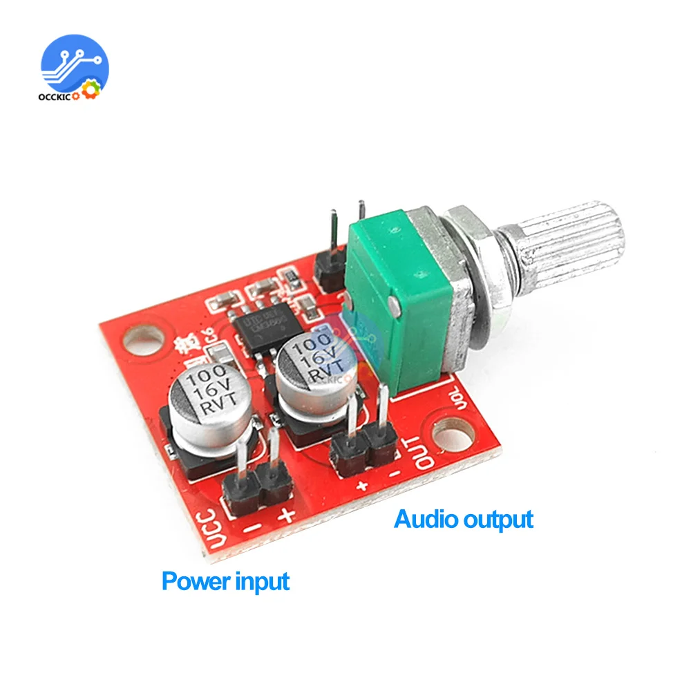 Electretマイクアンプ,ピックアップモジュール,小型スピーカー,DC4-12V lm386