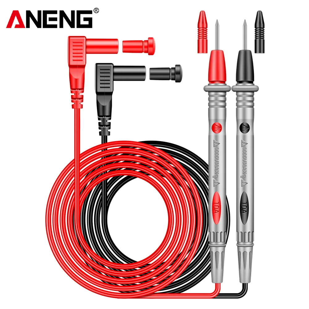 

ANENG PT1004B 110CM 10A 1000V Multimeter Probe Test Needle Pin Digital Mult-Meter Lead Wire Pen Cable Kit Current Voltage Tester