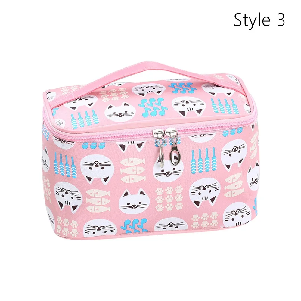 

Fashion Large Capacity Makeup Bag Waterproof Handheld Cosmetics Bag Multifunctional Makeup Accessory Skincare Storage Bag Women