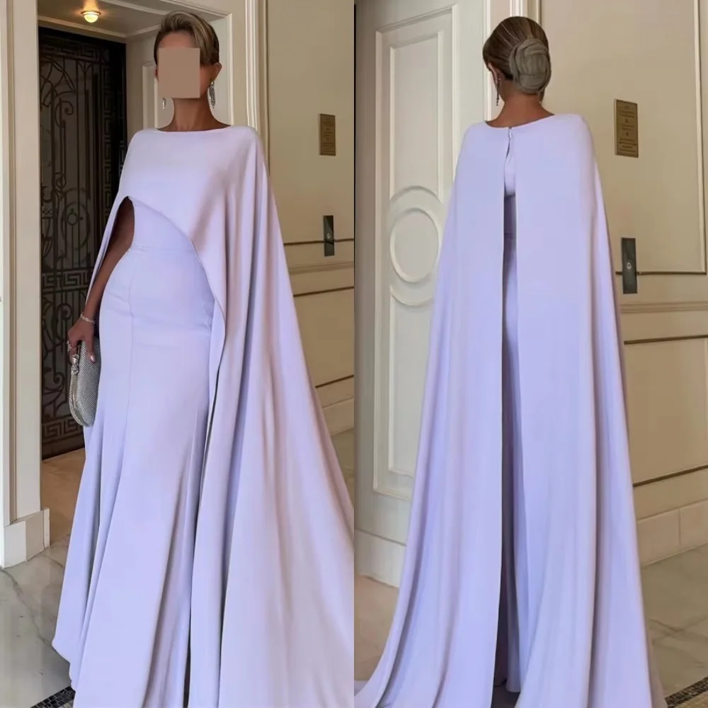 

Customized Exquisite Mermaid Evening Dress Charming Zipper Prom Dress Sexy O-neck Ruffles Party Gown فساتين سهرة فخمة 2025