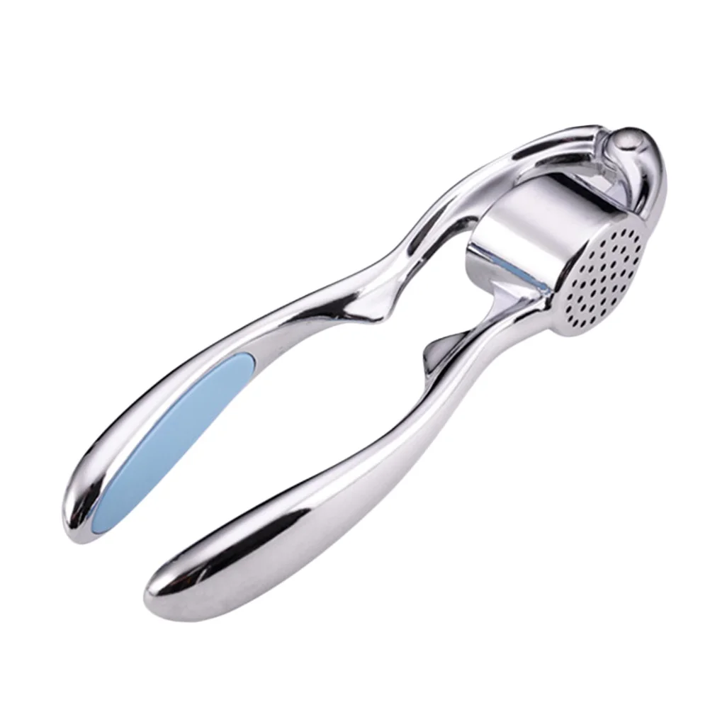 

Zinc Alloy Arc-Shaped Garlic Press Manual Crusher Squeezer Mincer Kitchen Tool Sturdy Easy Clean Garlic Cooking Helper