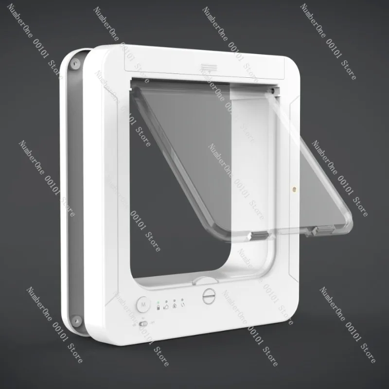 RFID Smart Pet Door Automatic Cat Door Selective Entry Control Pet Door For Cats Dogs Intelligent Access Control Pet Supplies