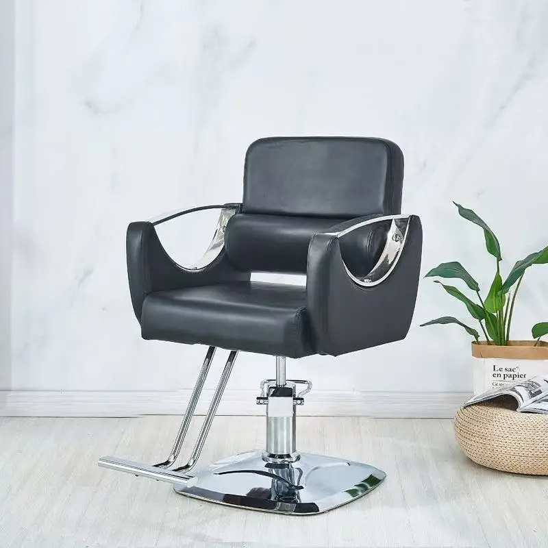 Internet Celebrity Barber Shop Chair Beauty Salon Special Hair Cutting Chair Hair Salon Can Lift Simple Salon Barber Chair