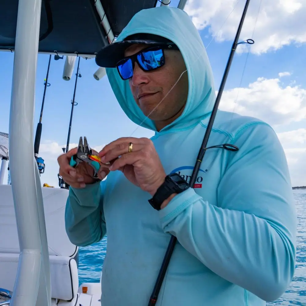 كماشة صيد السمك من سلسلة Pro مقاس 6.5 بوصة - ألومنيوم من الدرجة الطائرات، حشوات فكية من التيتانيوم، قواطع كوبالت قابلة للاستبدال، مقابض مطاطية، #3