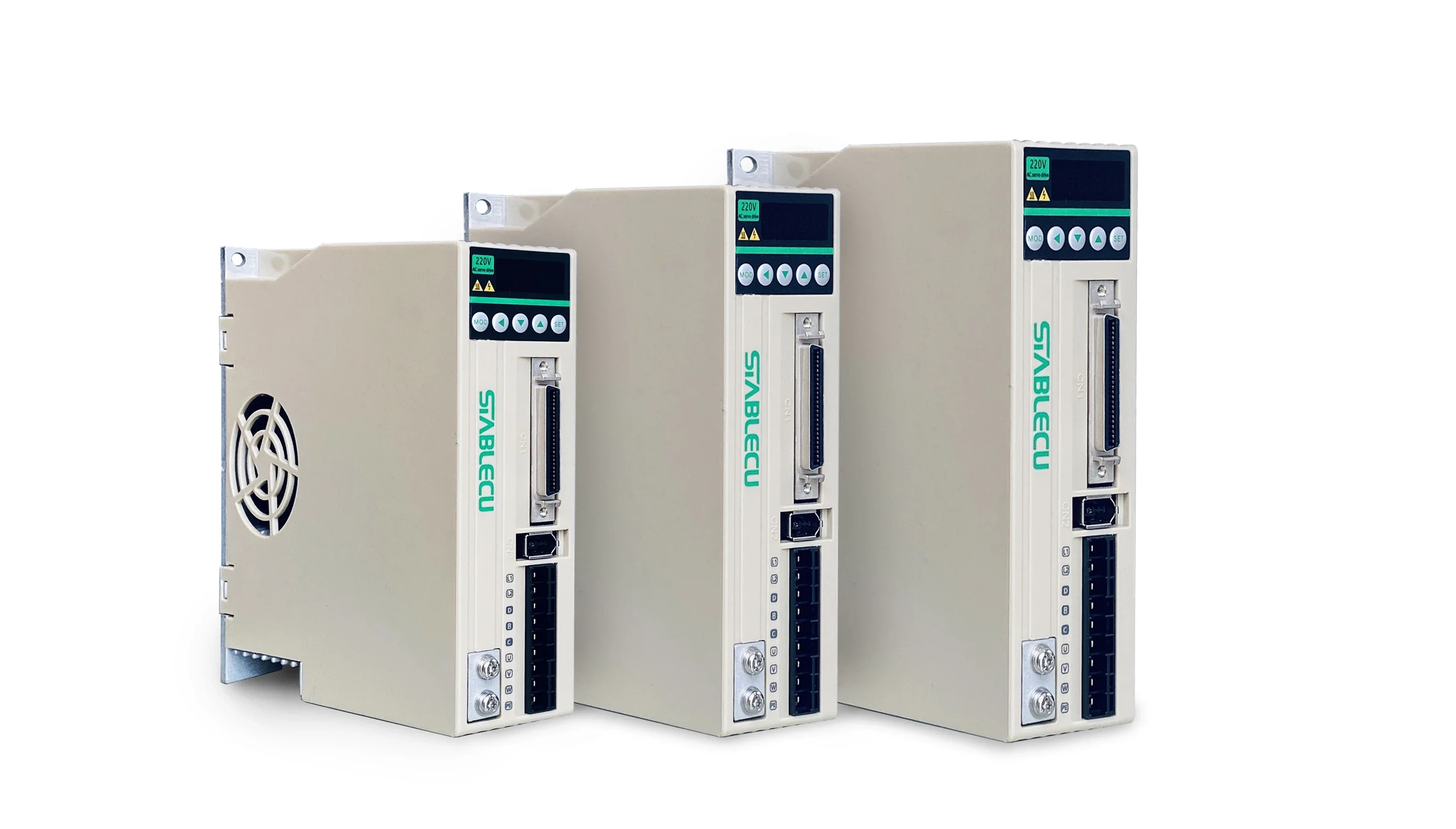 Compact formaat 220v ac snelheidsregelaar Originele 400kw Ac pulsmodus servomotor voor buislasersnijmachine