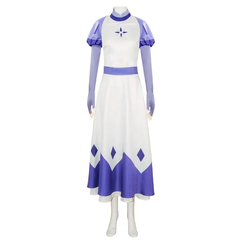 

Anime Hazbin Emily Cos Seraphim Costume Angel Halo Cosplay Hotel Fancy Dress Outfit Halloween Uniform For Womens;3'v,6.h;8'