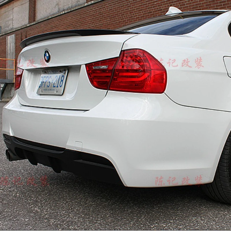 

For BMW E90 spoiler E90 & E90 M3 carbon fiber rear trunk spoiler 318i 320i 325i 330i 2005-2011 E90 sedan rear wing