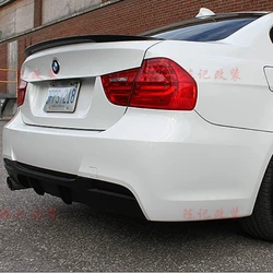 For BMW E90 spoiler E90 & E90 M3 carbon fiber rear trunk spoiler 318i 320i 325i 330i 2005-2011 E90 sedan rear wing