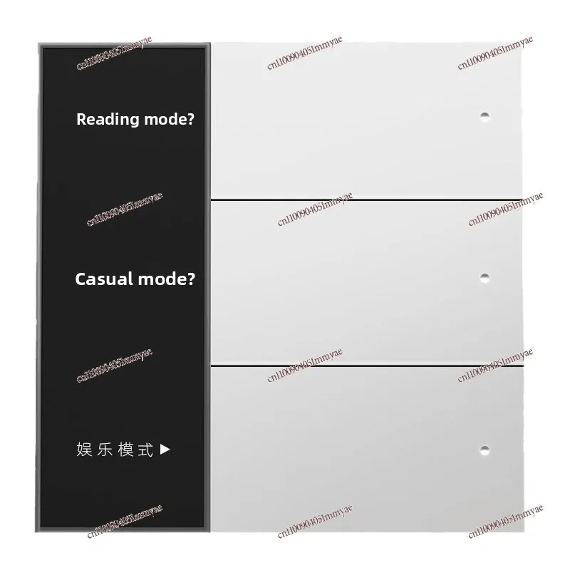 

High-end Villa Screen Display Smart Switch Bluetooth 2.0 Has Been Connected To The Whole House Intelligent Voice Control