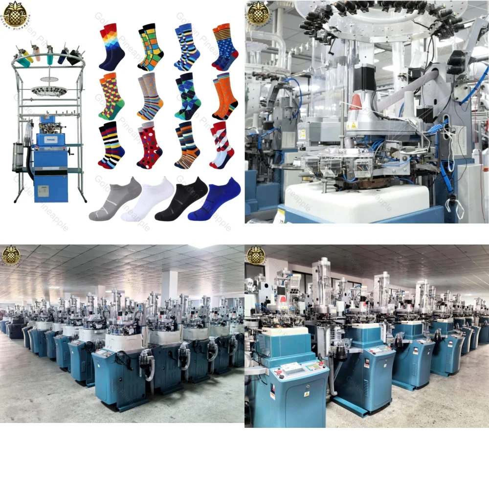 123Hot Fully Automatic High - Speed Computerized Socks Making Knitting Machine for All Kinds of Socks Production
