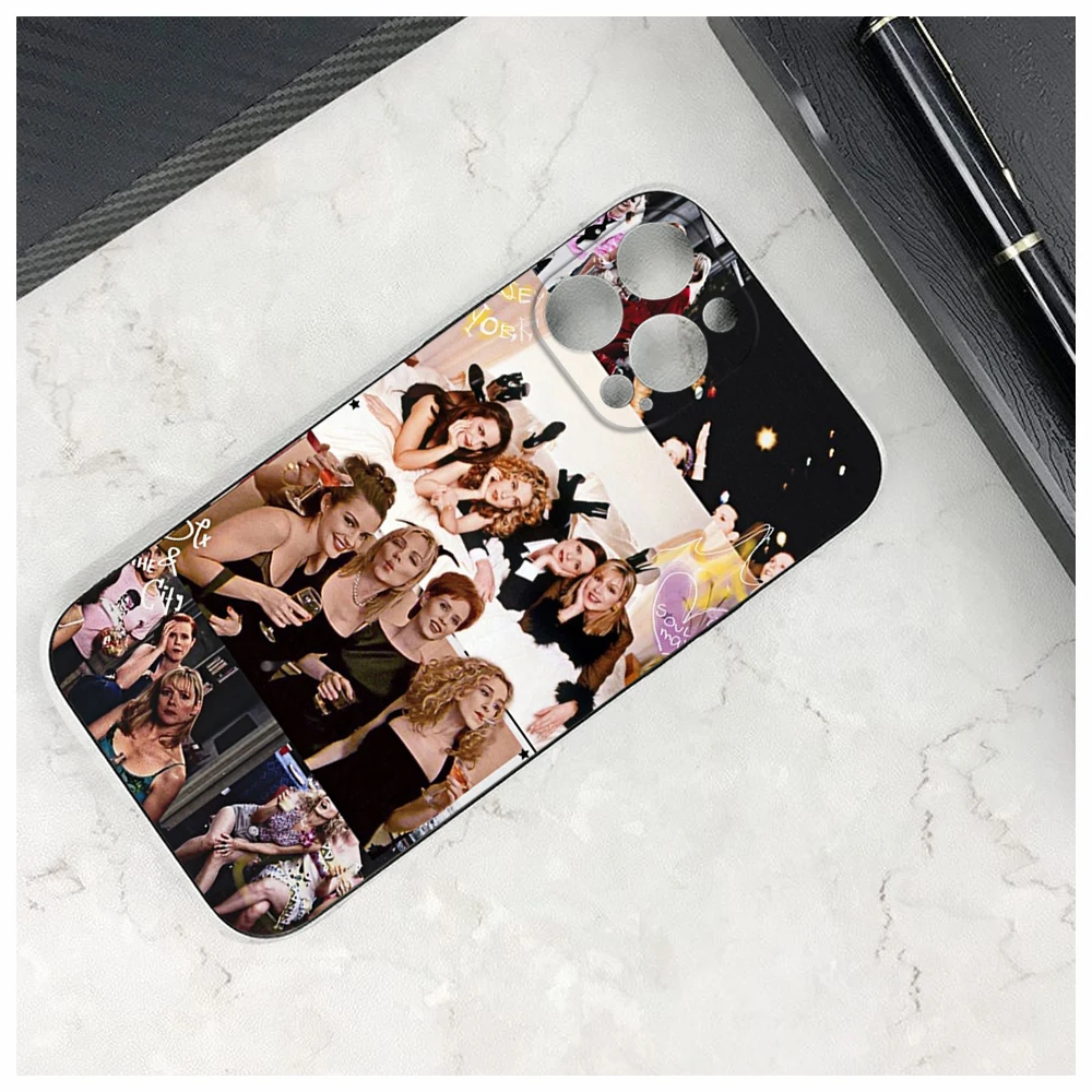 For IPhone 15 Tv Sex And The City Phone Case for IPhone 12 13 14 Pro XR XS MAX 14 Plus SE 13 Pro Iphone Black Covers