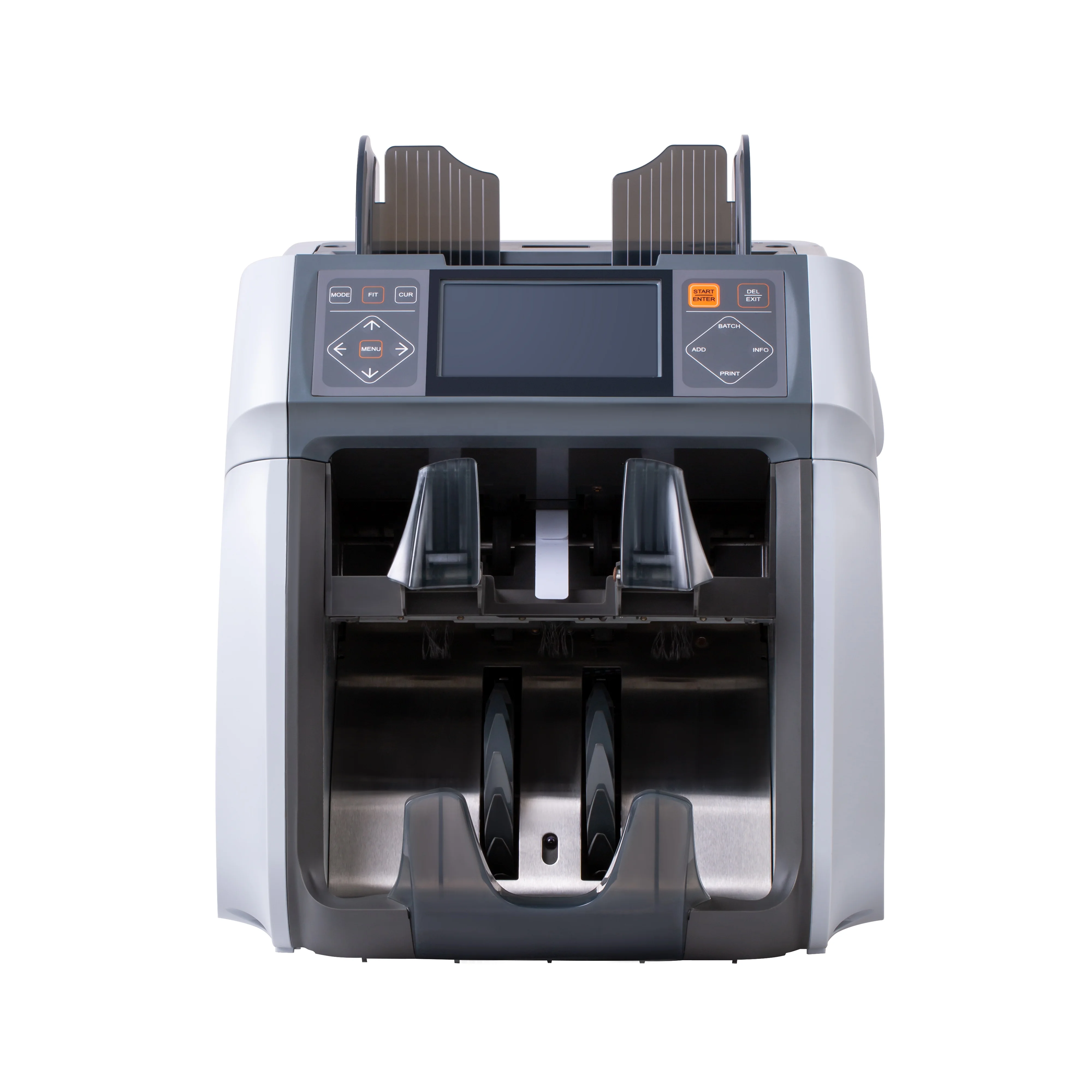 Value Money Counting Machine Bill Cash  Currency Counter Detector Banknote Value CounterHT-9100F Yuting 1+1 Pocket Mixed