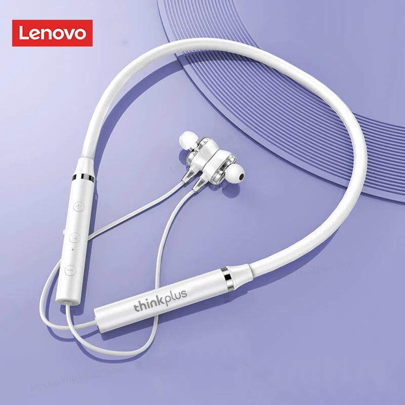 Original Lenovo HE05 Pro TWS Wireless Earphone Bluetooth 5.0 Sports Noise Canceling Neckband Headphones Waterproof Microphone