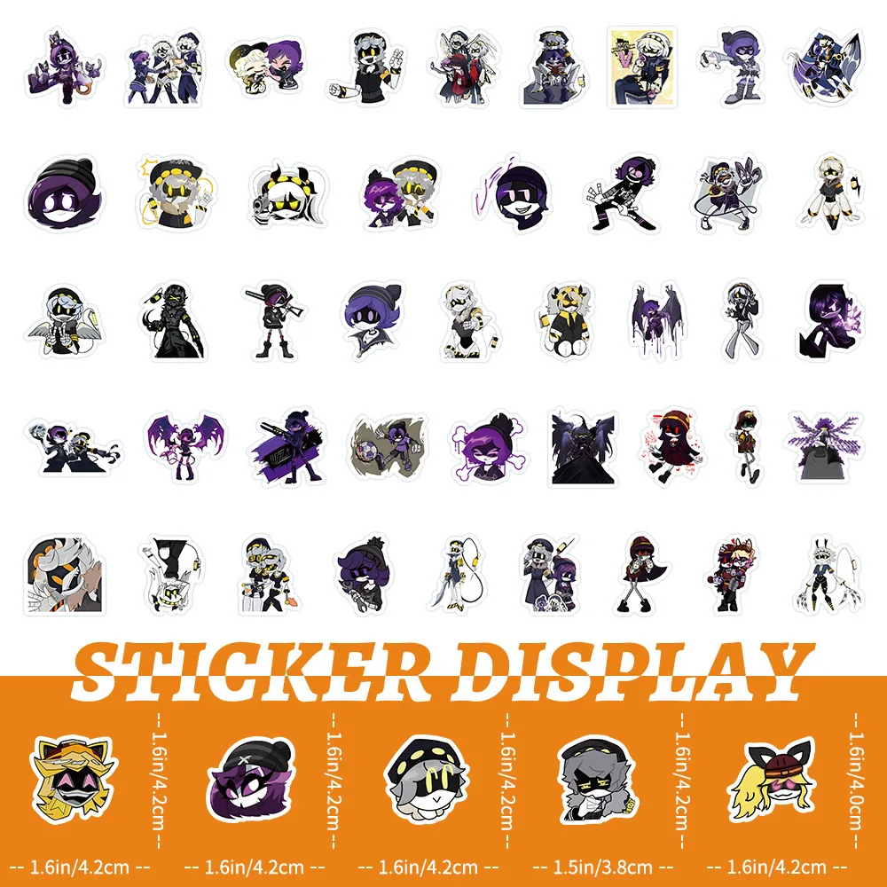 

10/50/100PCS Anime Murder Drones Sticker Cartoon Fun Cute Doodle Decorative Decal Children's Toy Gift for Guitar Desk Laptop
