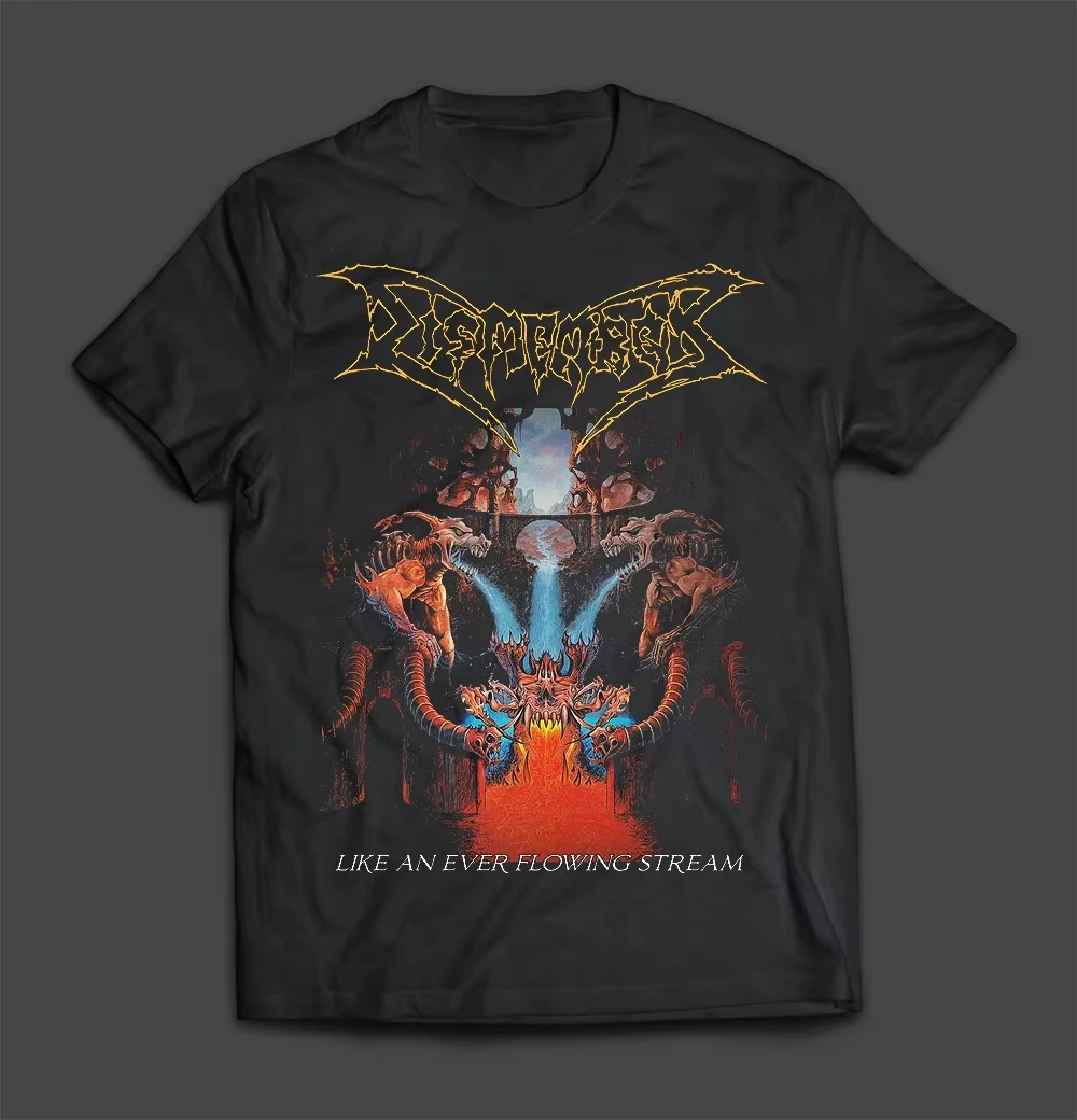 

2025 Summer An Eternal Flow T-Shirt Men's Women's Cotton T-Shirt Short Sleeve Retro Hip Hop Top Brand T-Shirt Men's Clothing