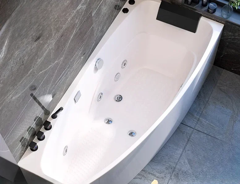 

Household bathtub small apartment acrylic surf massage constant temperature deep soak Japanese style