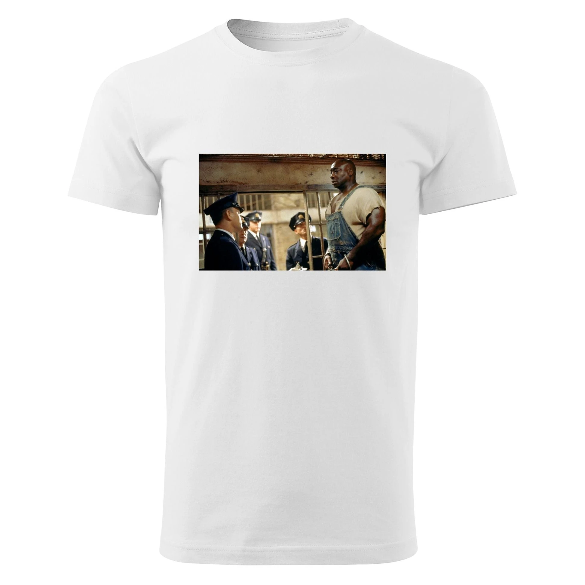 

The Green Mile Graphic Print Summer Luxury Brand Pure Cotton Men's and Women's T-shirt Short Sleeve Street Fashion Trend