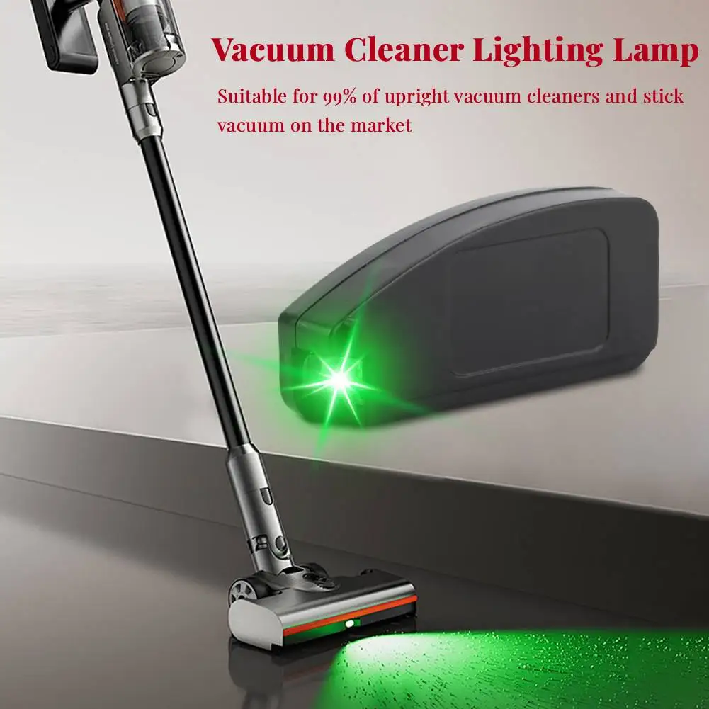 Vacuum Light Green Light Attachment Vacuum Cleaner LED Dust Display Lamp Vacuum Accessories Universal Lamp for Home Pet Shop