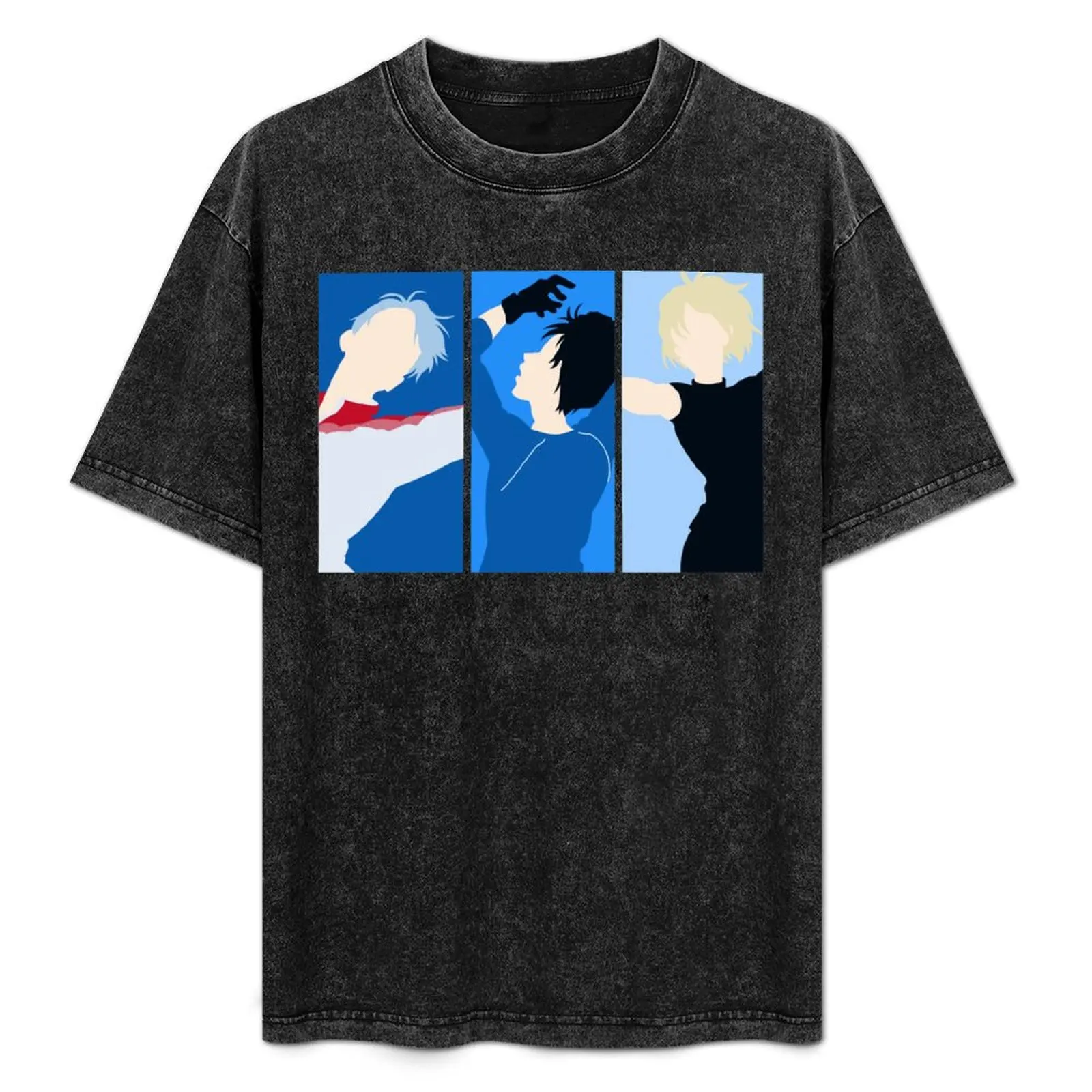 

Victor, Yuri, Yurio T-Shirt Non-Shrink Basic Cotton T-Shirt