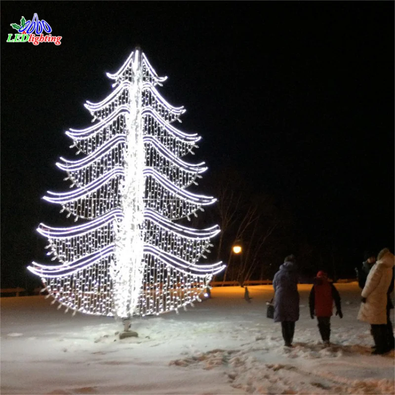 

custom.Factory Price Project Custom Holiday Festival Decoration Street Pole Commercial LED Tree Light