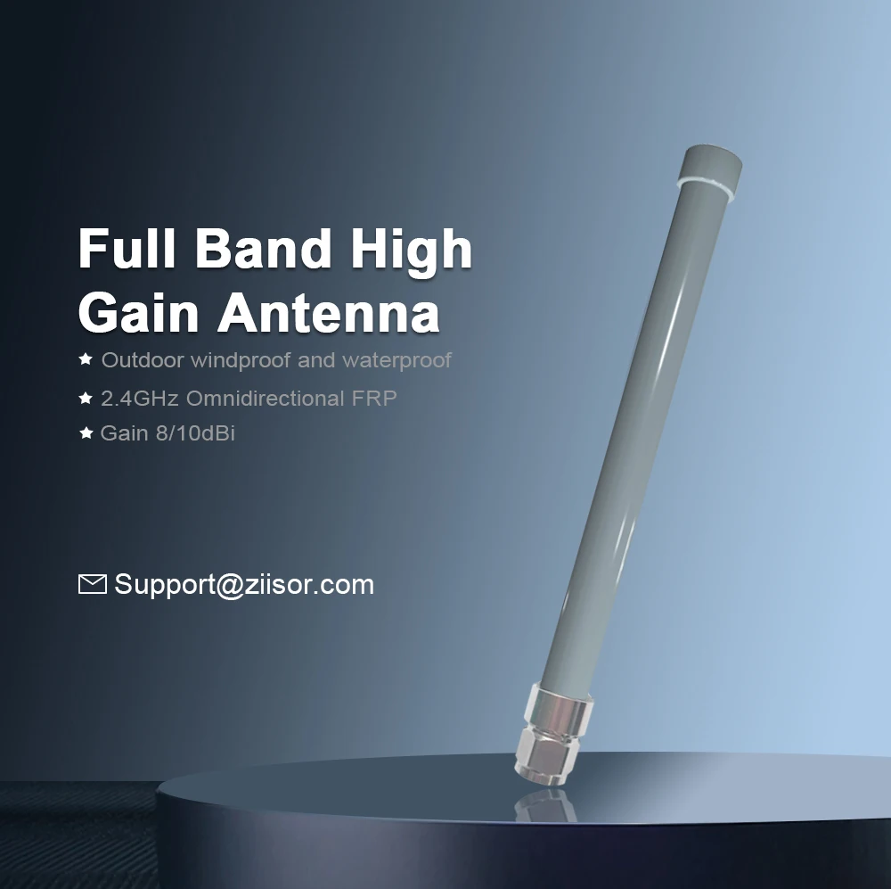 2.4GHz Wifi Antenna for Router N Male Waterproof Omni High Gain Antennas Amplifier Indoor Outdoor Antena Long Range Base Station