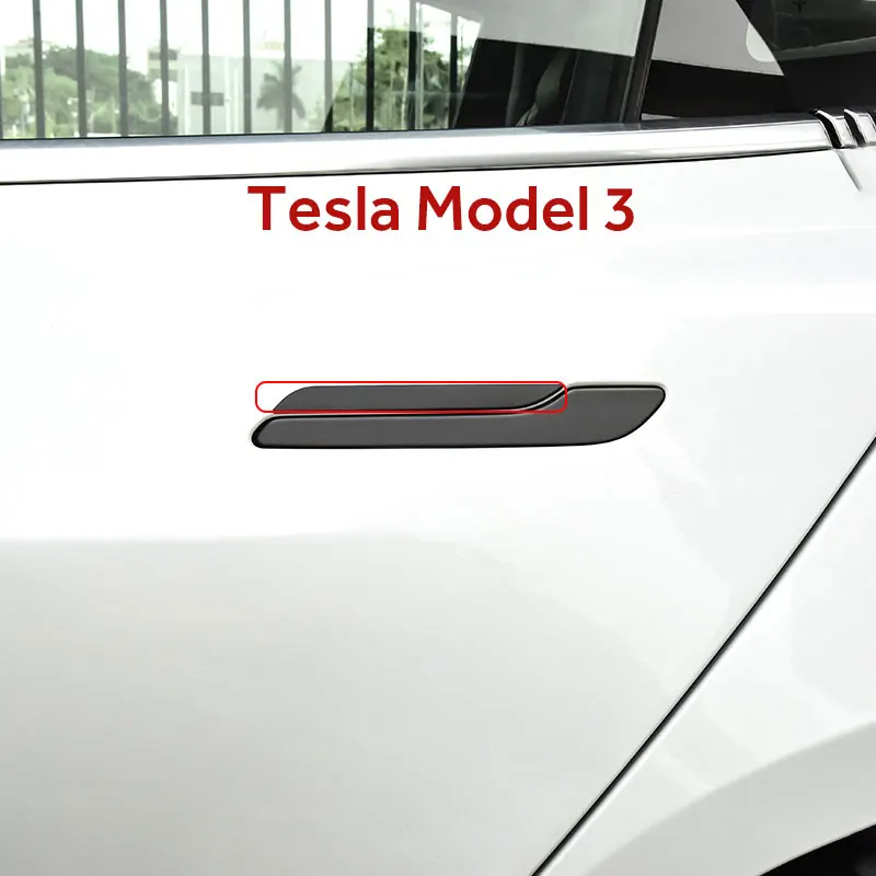 

Авто для Tesla Model 3 3024 2023 2022 2021 2020 автомобильные аксессуары наружная дверная ручка верхняя защитная крышка накладка наклейки
